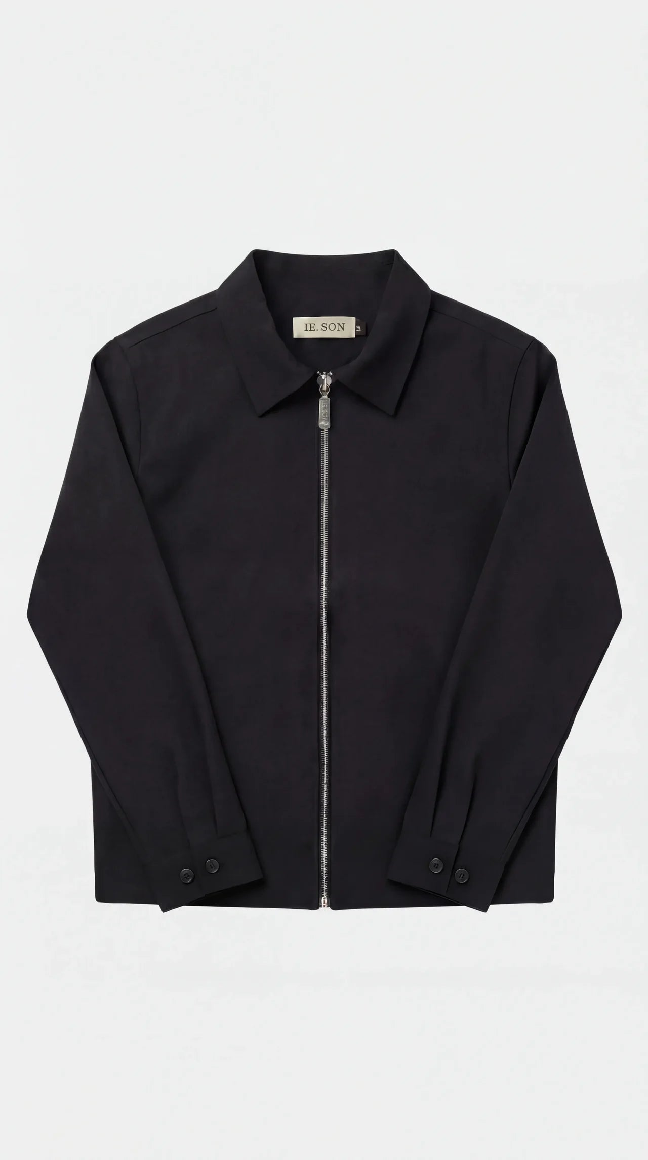 Black Comfort Suit Overshirt