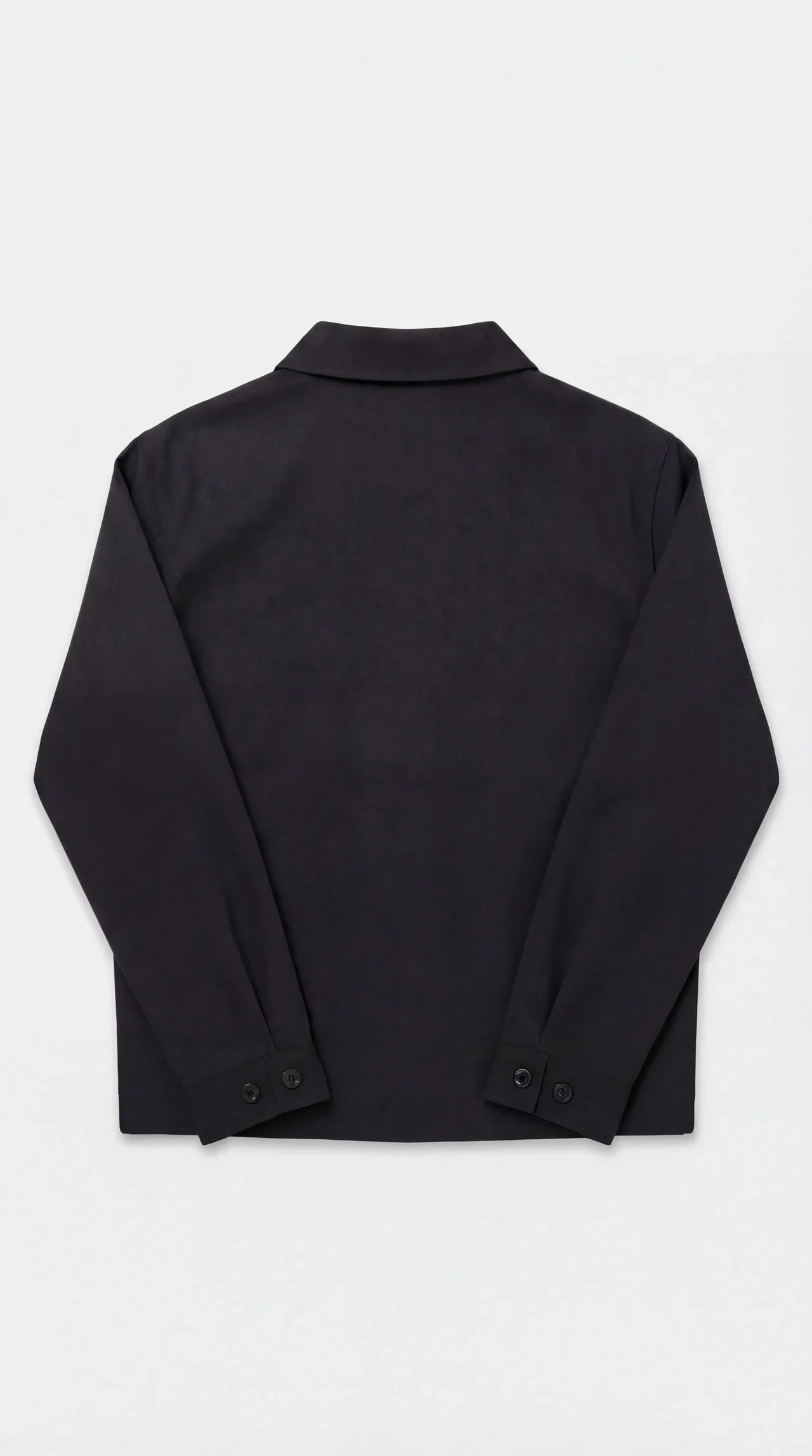 Black Comfort Suit Overshirt