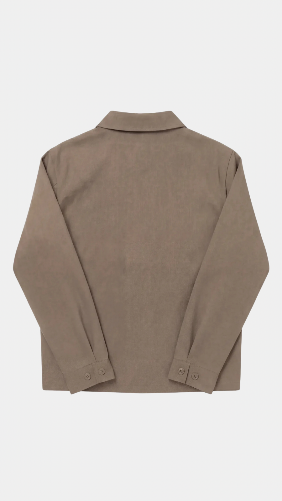 Mocha Comfort Suit Overshirt