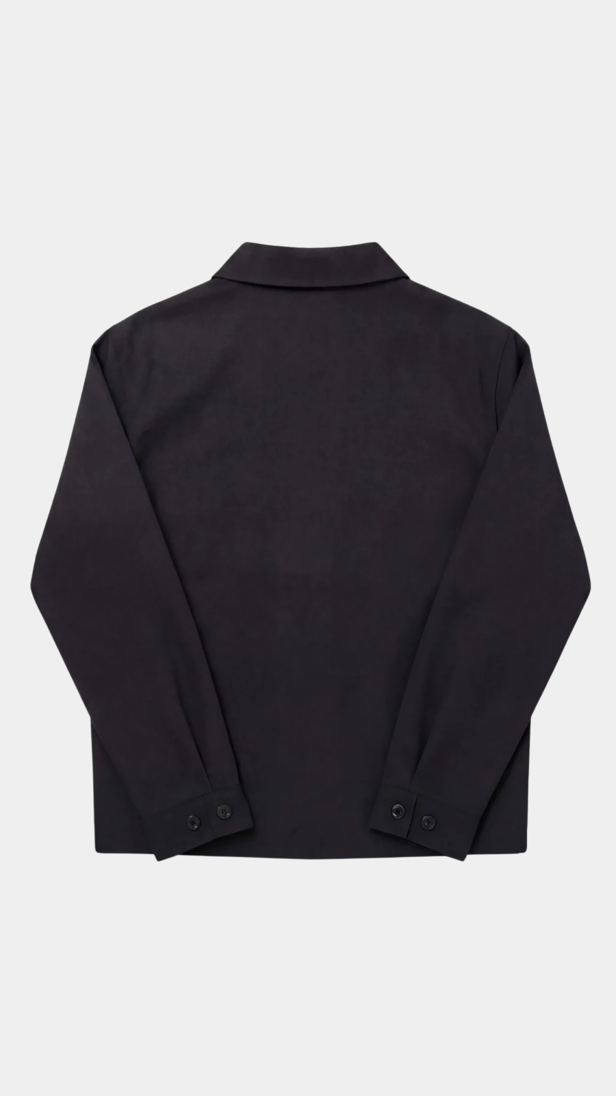 Black Comfort Suit Overshirt