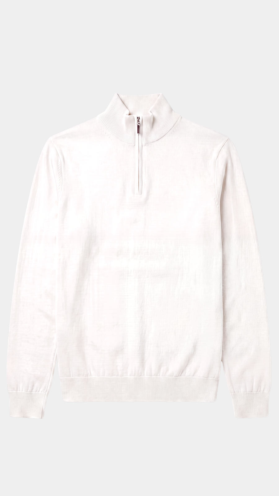 Off-White Merino Half Zip