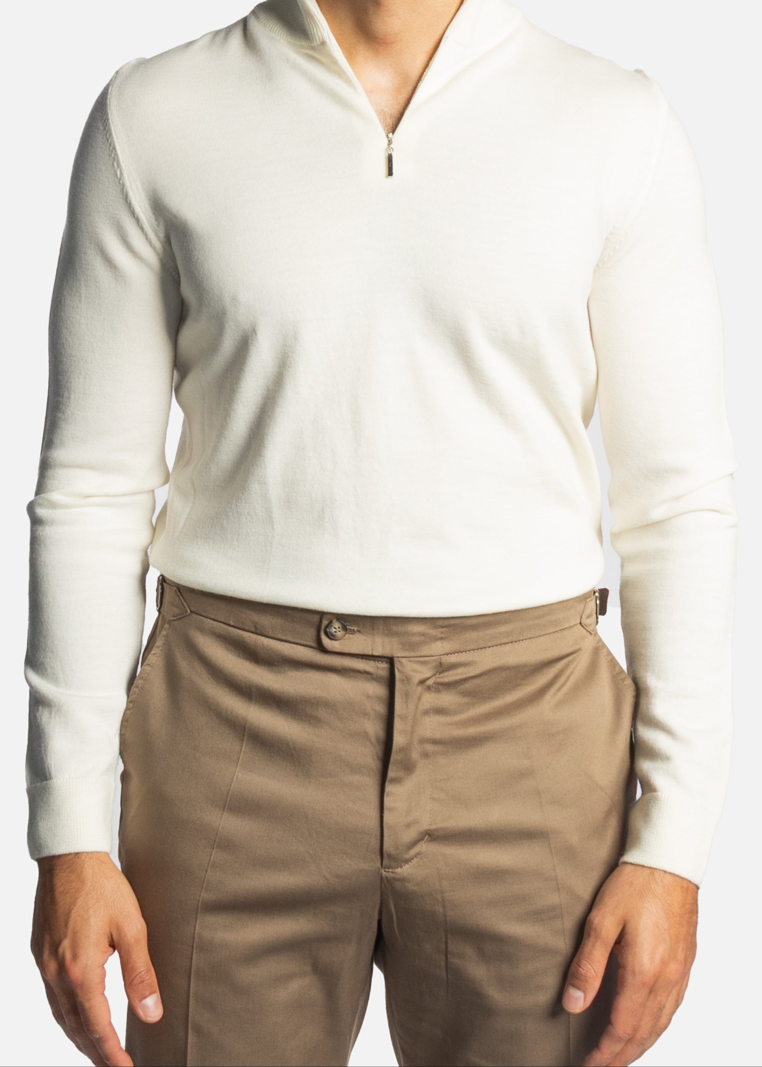 Taupe Wool Trouser