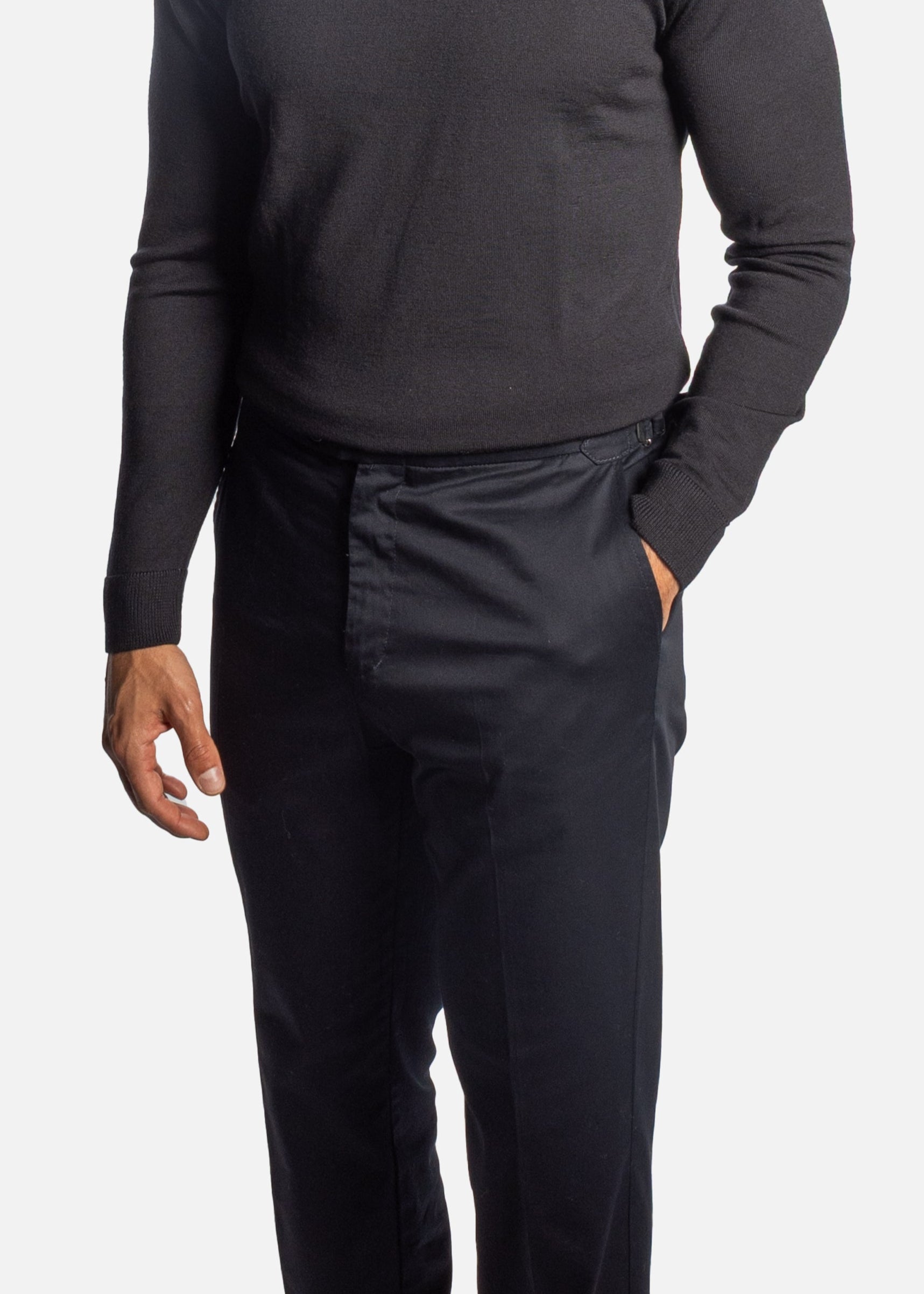 Navy Wool Trouser