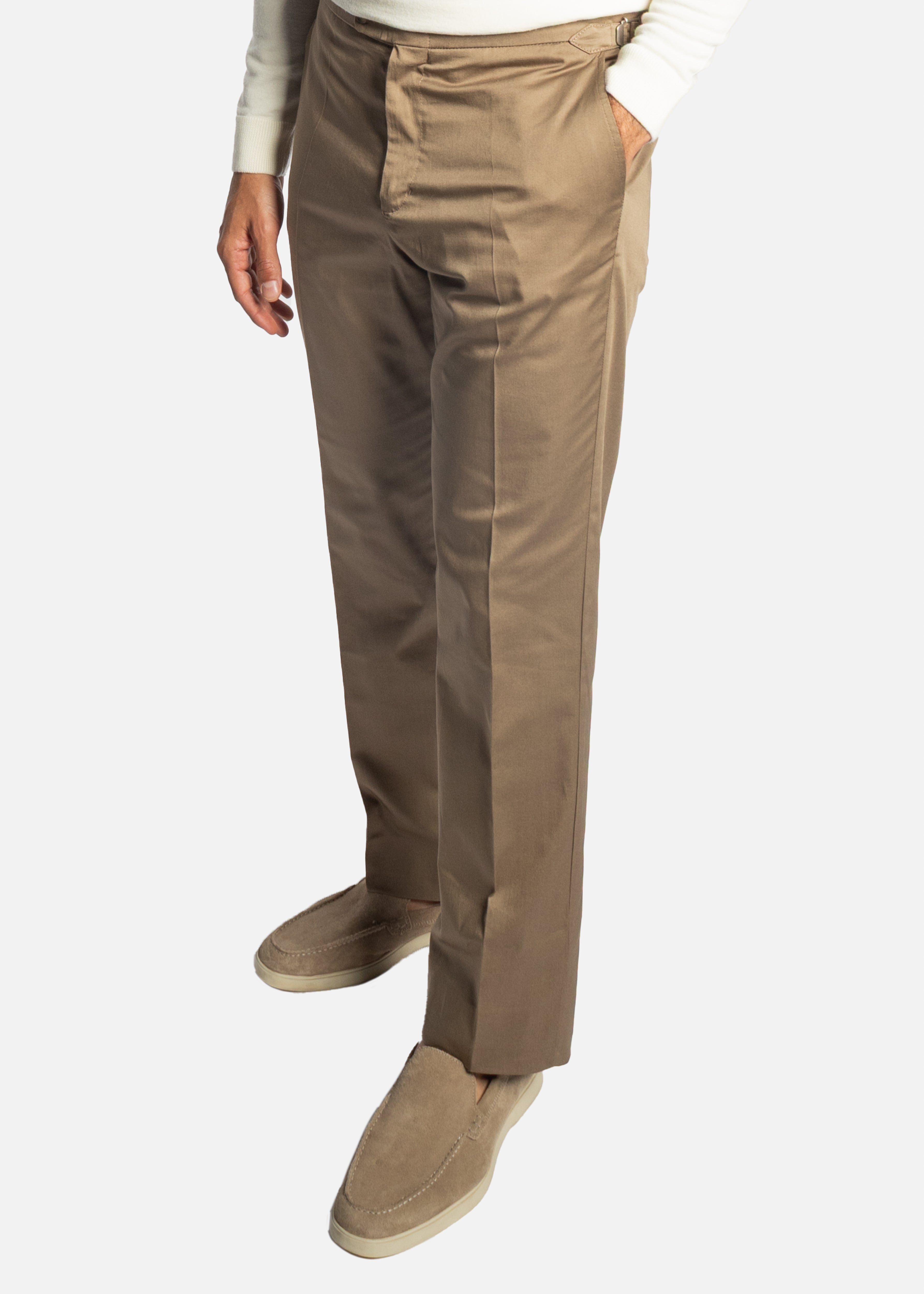 Taupe Wool Trouser