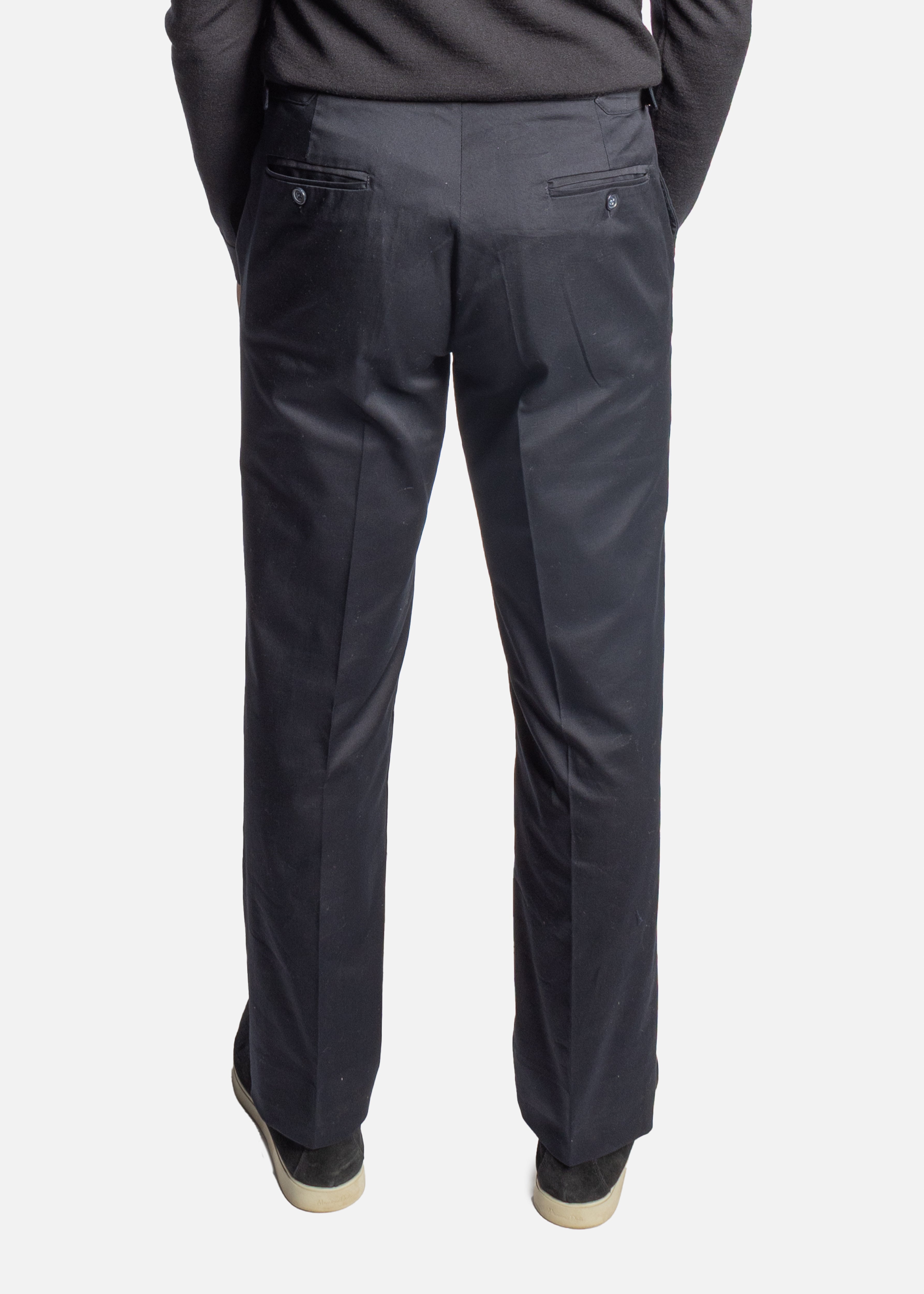 Navy Wool Trouser