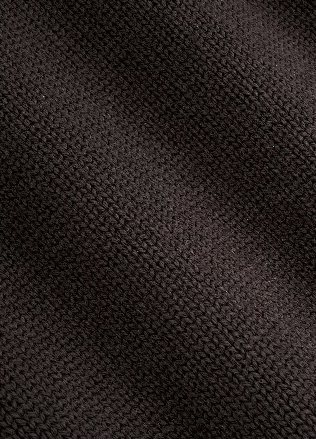 Brown Merino Half Zip