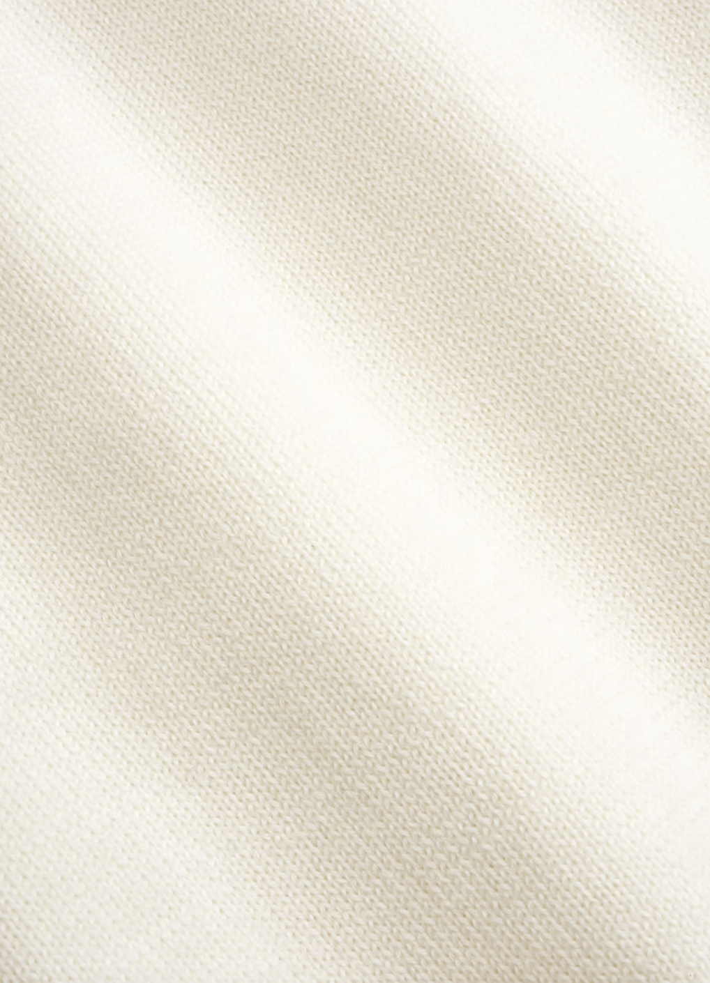 Off-White Merino Long Sleeve Polo