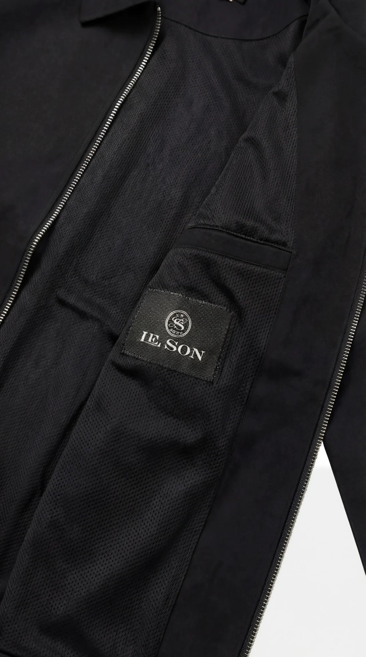 Black Comfort Suit Overshirt