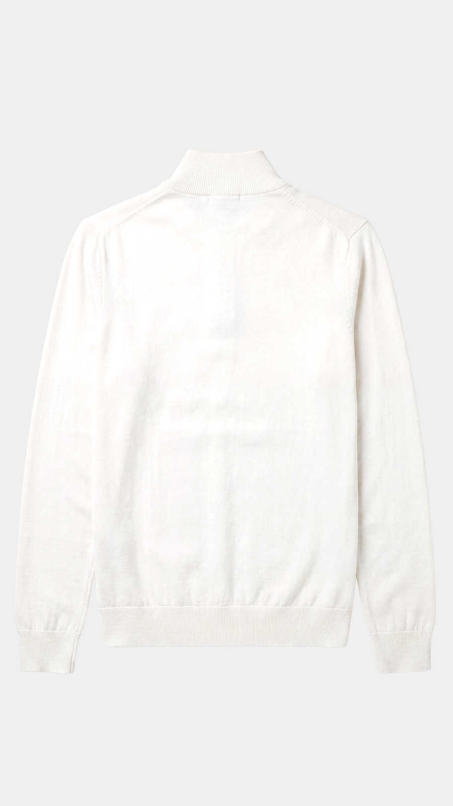 Off-White Merino Half Zip