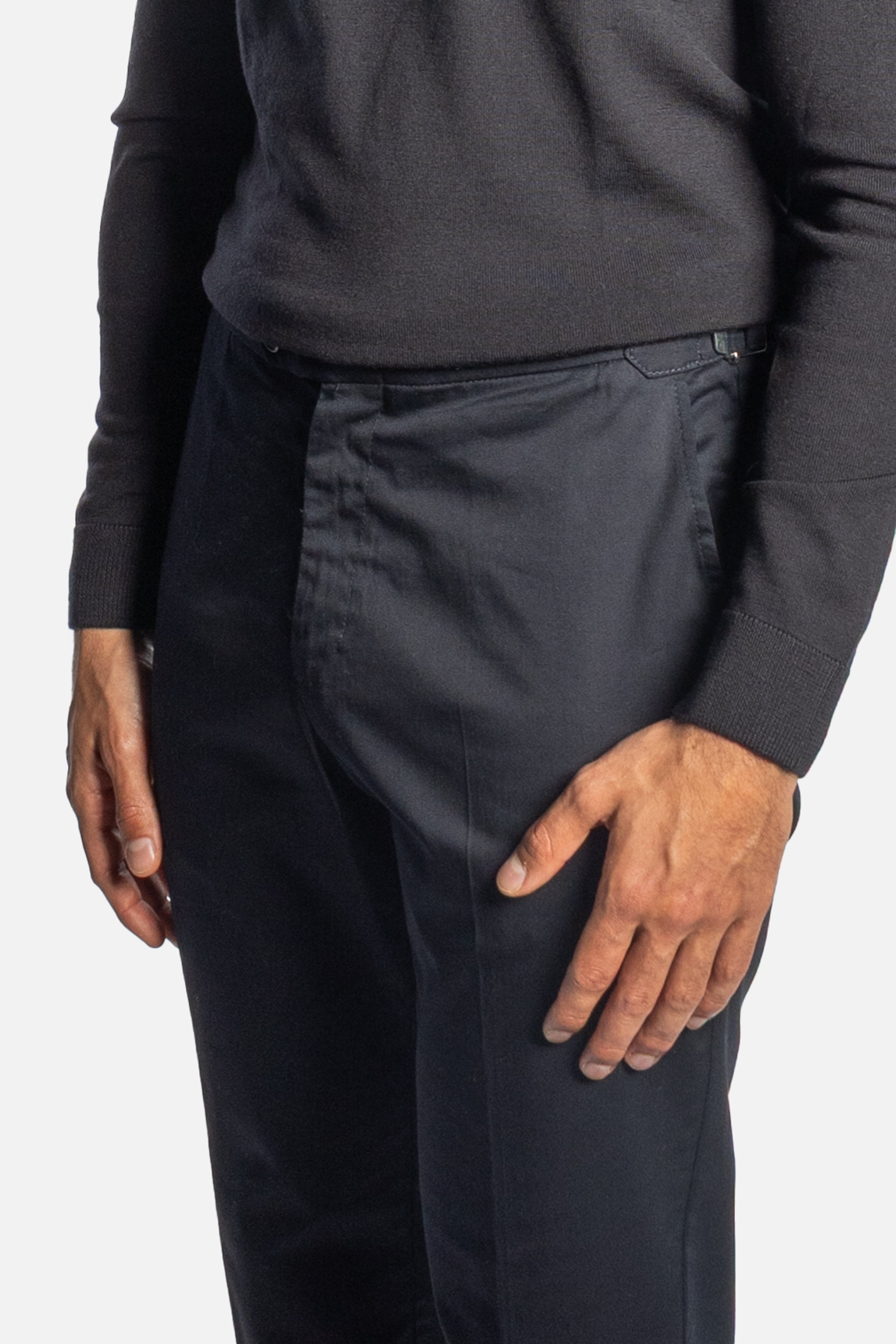 Navy Wool Trouser