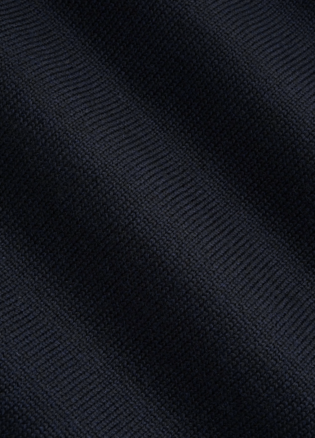 Navy Merino Half Zip